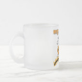 トラクター私の車輪のTシャツおよびギフト フロストグラスマグカップ (左)