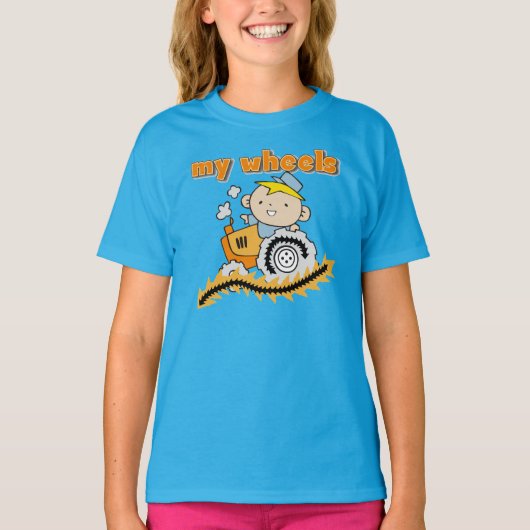 トラクター私の車輪 Tシャツ (正面)