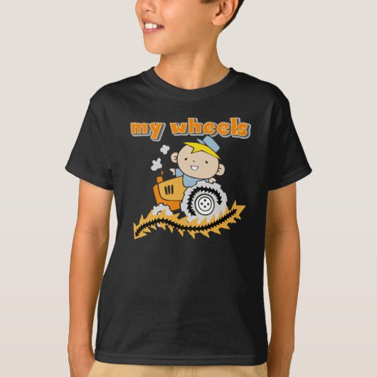 トラクター私の車輪 Tシャツ (正面)