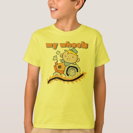 トラクター私の車輪 Tシャツ (正面)