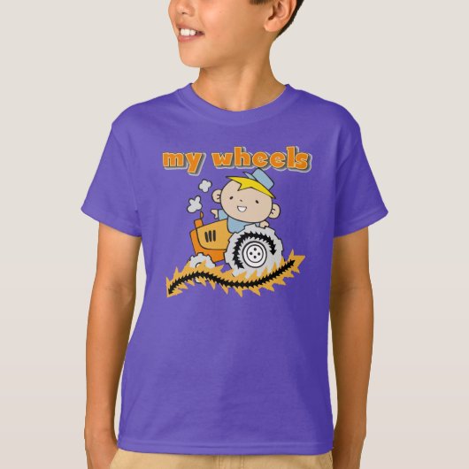 トラクター私の車輪 Tシャツ (正面)