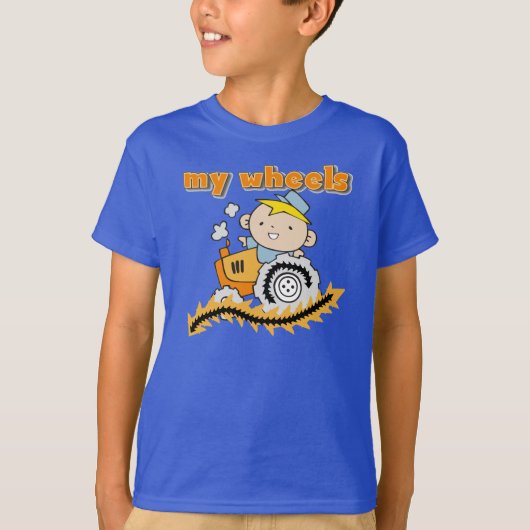 トラクター私の車輪 Tシャツ (正面)