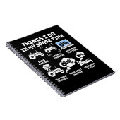 トラクター私は私の予備の時間で行うことトラクター農場 ノートブック (右側)