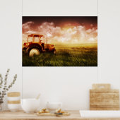 トラクター耕作用ポスター ポスター (キッチン)