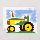 トラクター葉書 ポストカード (正面/裏面)