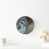 トラクター詳細 ラウンド壁時計 (ホーム)