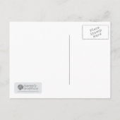 トラクター誕生日パーティー招待はがき インビテーションポストカード (裏面)