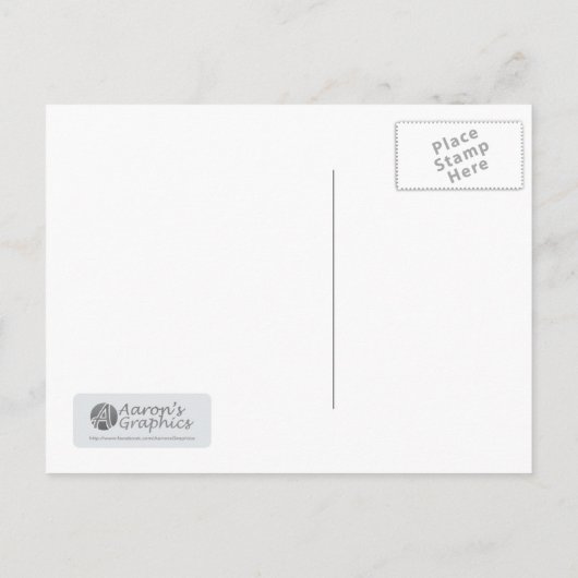 トラクター誕生日パーティー招待はがき インビテーションポストカード (裏面)