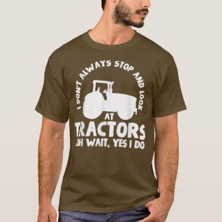 トラクター農家トラクターラバー農業 Tシャツ