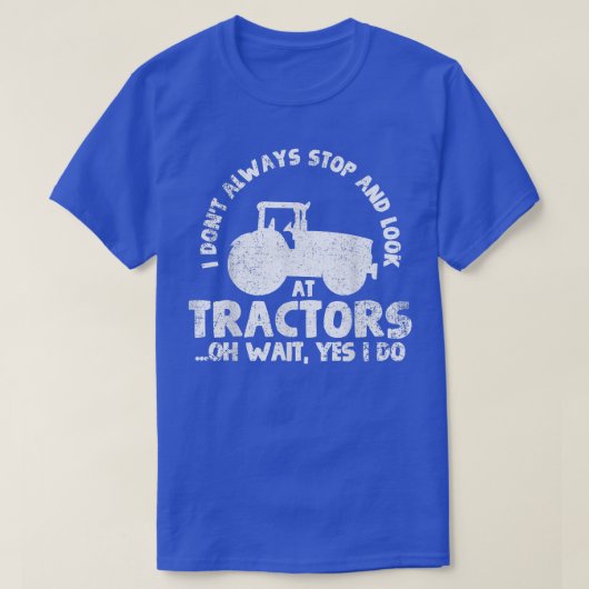 トラクター農家トラクターラバー農業 Tシャツ (デザイン正面)