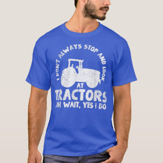 トラクター農家トラクターラバー農業 Tシャツ