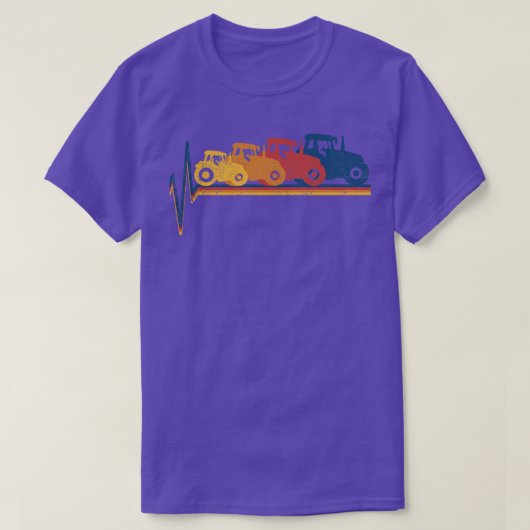 トラクター農家トラクター恋人2 Tシャツ (デザイン正面)