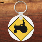 トラクター農家標識 キーホルダー (正面)