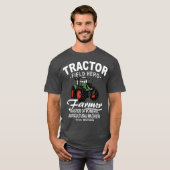 トラクター農家農業農場 Tシャツ (正面フル)