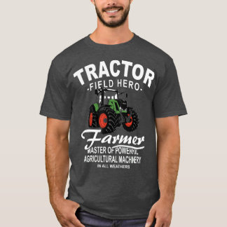 トラクター農家農業農場 Tシャツ