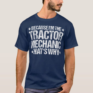 トラクター農業こそが私の生きがい トラックターメカニック Tシャツ