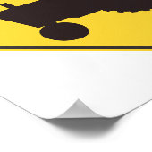 トラクター道路標識ポスター ポスター (角)