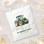 トラクター1st誕生日パーティーおもしろいファーム フェイバーバッグ (クリップ留めされた状態)