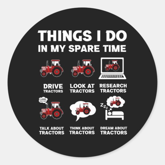 トラクター6私は私の予備タイムトラクターで行う ラウンドシール (正面)