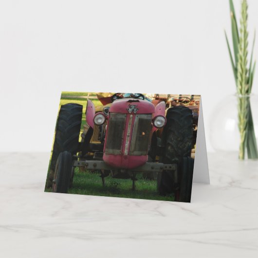 トラクター・アット・レスト カード (正面)