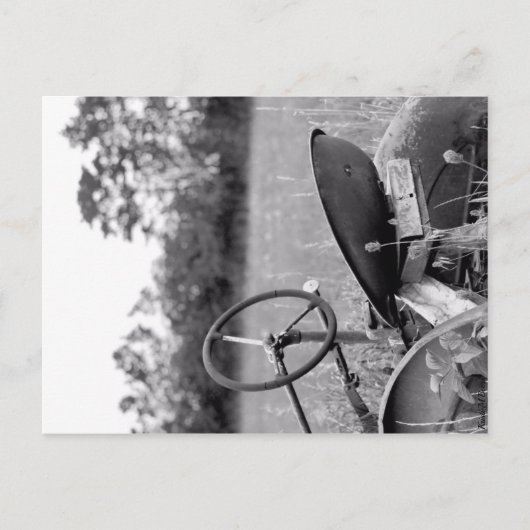 トラクター・イン・ザ・ロンググラス シーズンポストカード (正面)