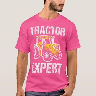 トラクター エキスパート トラクター 農業 農家 ドライバー かわいい Tシャツ