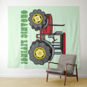 トラクター: オーガニックな生活! タペストリー (インサイチュ(横))