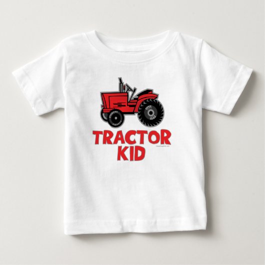 トラクター・キッド ベビーTシャツ (正面)