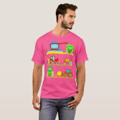 トラクター コンバイン ハーベスター 少年 Tシャツ (正面フル)