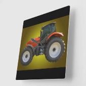 トラクター スクエア壁時計 (傾斜)