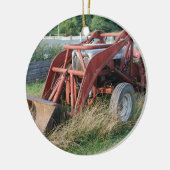 トラクター セラミックオーナメント (左)