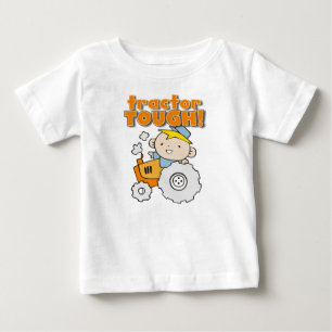 トラクター・タフ ベビーTシャツ