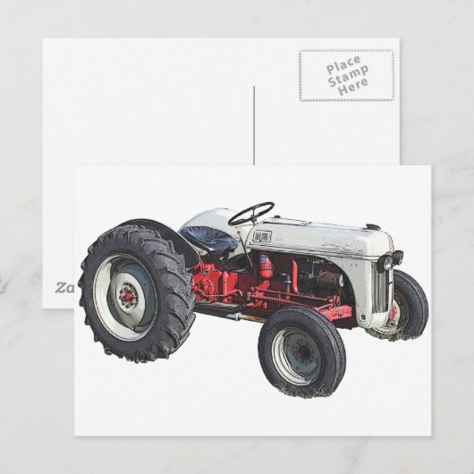 トラクター ポストカード (正面/裏面)
