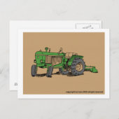 トラクター ポストカード (正面/裏面)