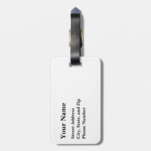 トラクター ラゲッジタグ (裏面縦)