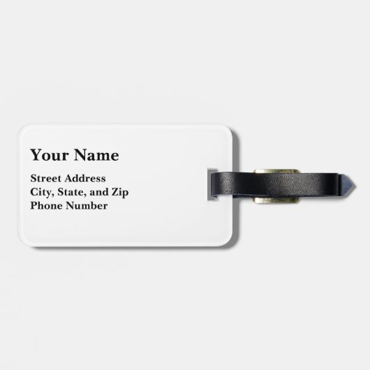 トラクター ラゲッジタグ (裏面横)