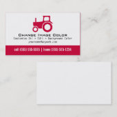 トラクター-個人事業カード 名刺 (正面/裏面)