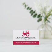 トラクター-個人事業カード 名刺 (スタンド正面)