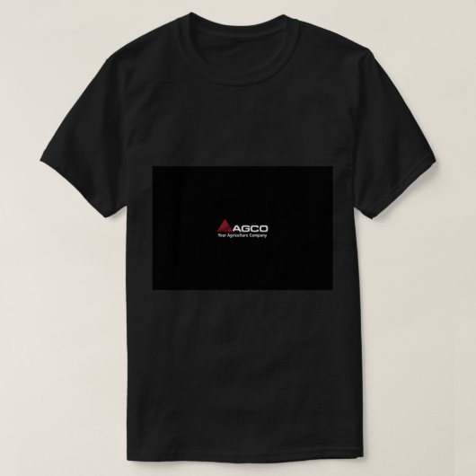 トラクター – AGCO会社ロゴフラットマスク.png Tシャツ (デザイン正面)