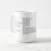 トラクターSpecsのオリバー60の条はん作物のマグ! コーヒーマグカップ (正面左)