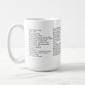 トラクターSpecsのオリバー60の条はん作物のマグ! コーヒーマグカップ (左)