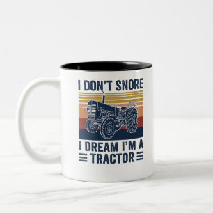 トラクターTシャツが大好き ツートーンマグカップ