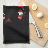 トラクターUSA国旗のデザインfor愛国的農家 キッチンタオル (四つ折り)