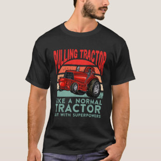 トラクタ牽引超力おもしろいTrac Tシャツ