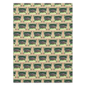 トラクタ素朴テーブルクロス テーブルクロス (正面)