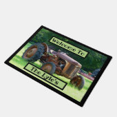 トラクタ素朴ドアマット ドアマット (アングル)