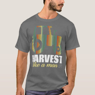 トラクタ芸術的ー農家引用文 Tシャツ