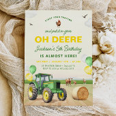 トラクタ誕生日招待状ファーム誕生日トラクタ 招待状