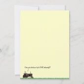 トラクタ誕生日招待状:トラクタ国際的ー 招待状 (裏面)