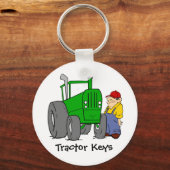 トラクタ鍵 キーホルダー (正面)